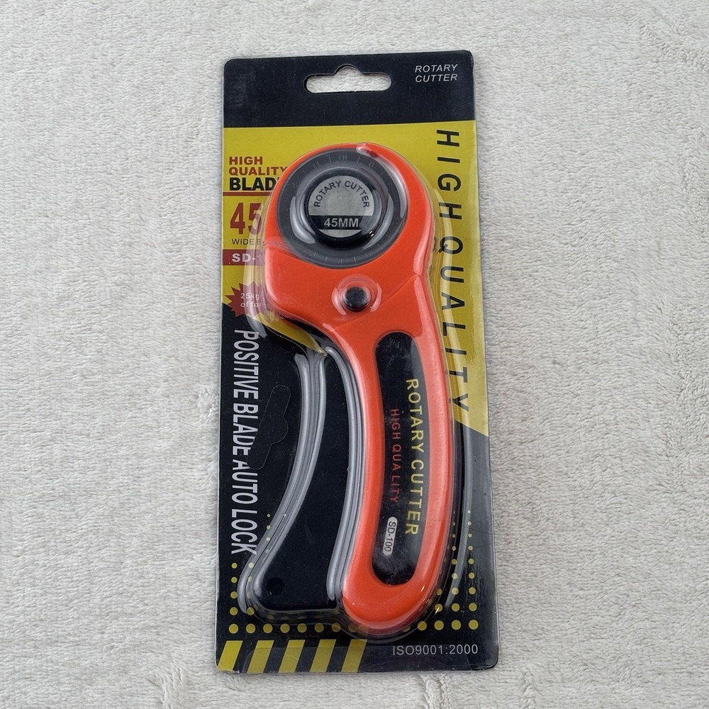 Rotary Cutter 45mm Blade Sewing Vinyl Quilters Fabric Leather‎ Cutting Tool Set
